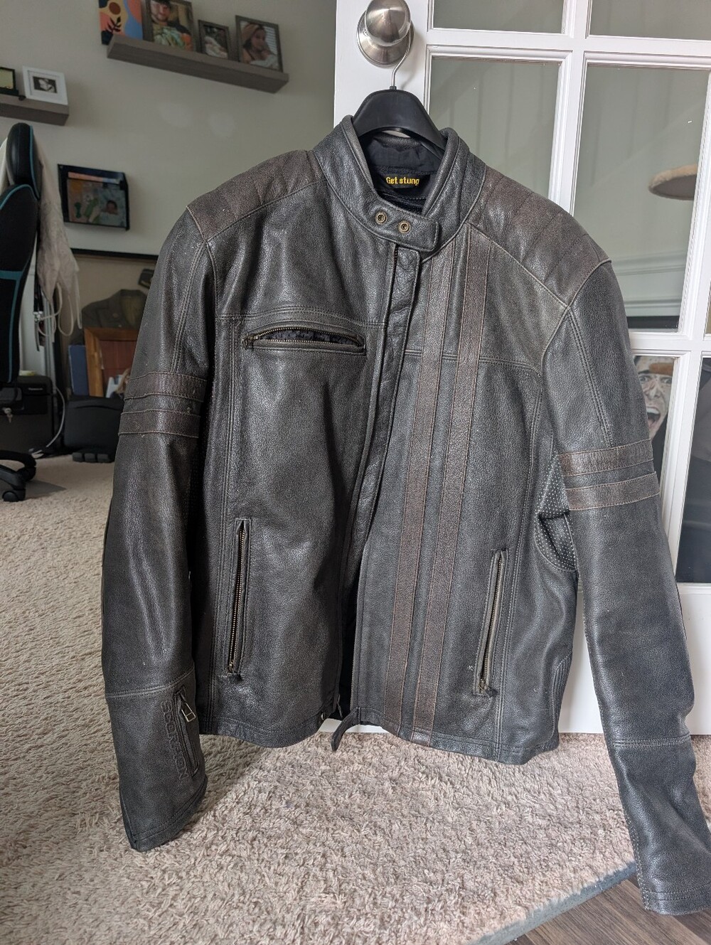 Men's Scorpion EXO 1909 Leather Motorcycle Jacket